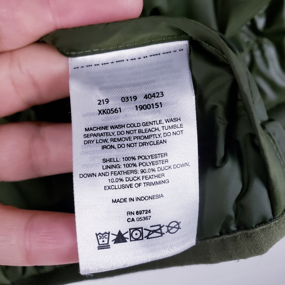 Columbia Mckay Lake 2.0 Down Puffer Insulated‎ Full Zip Jacket Green Womens Med - Picture 7 of 8